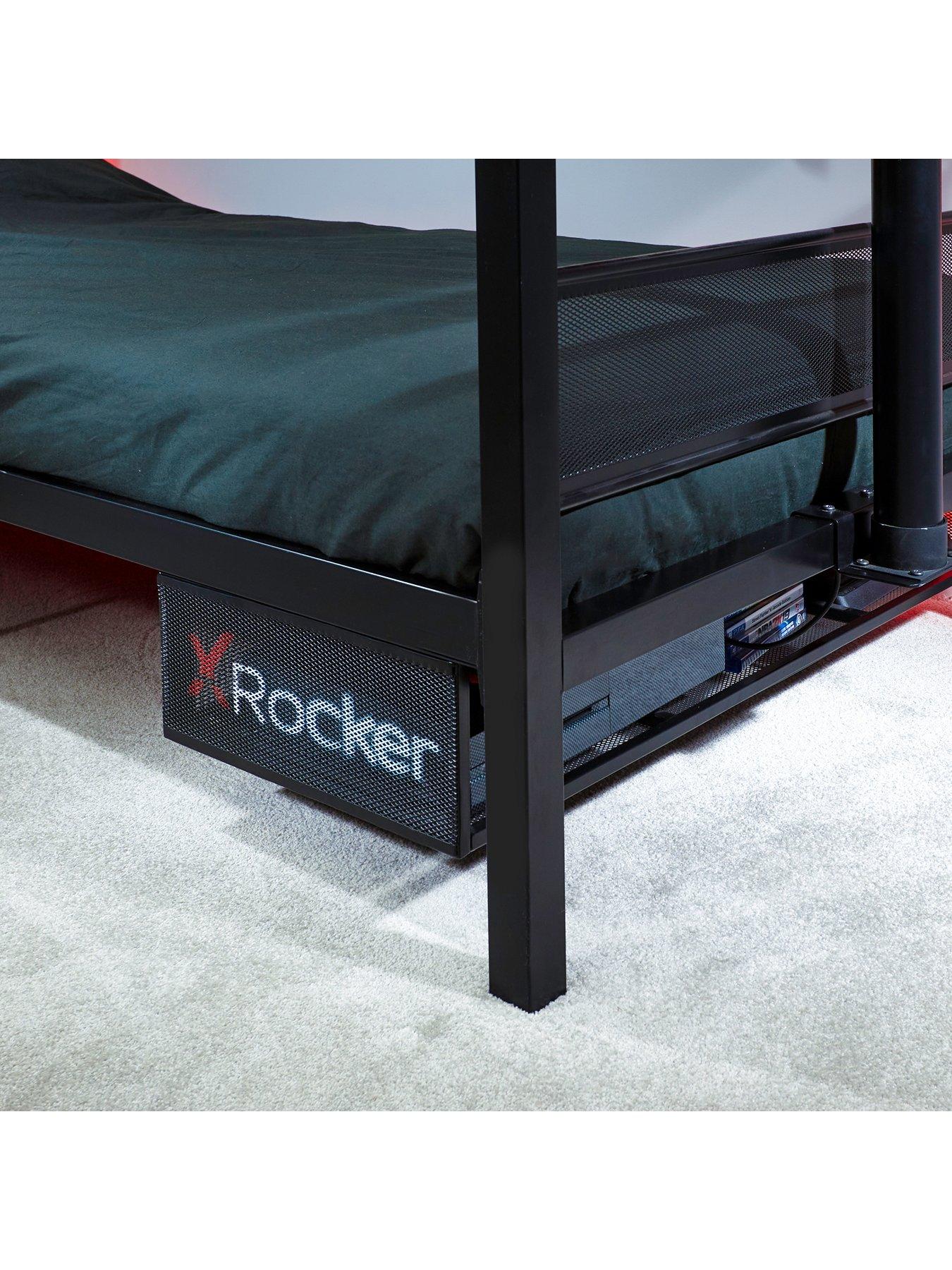 Image 5 of 8 of X Rocker Base Camp Single TV Vesa Mount Bed - Black - fits up to 32 inch TV