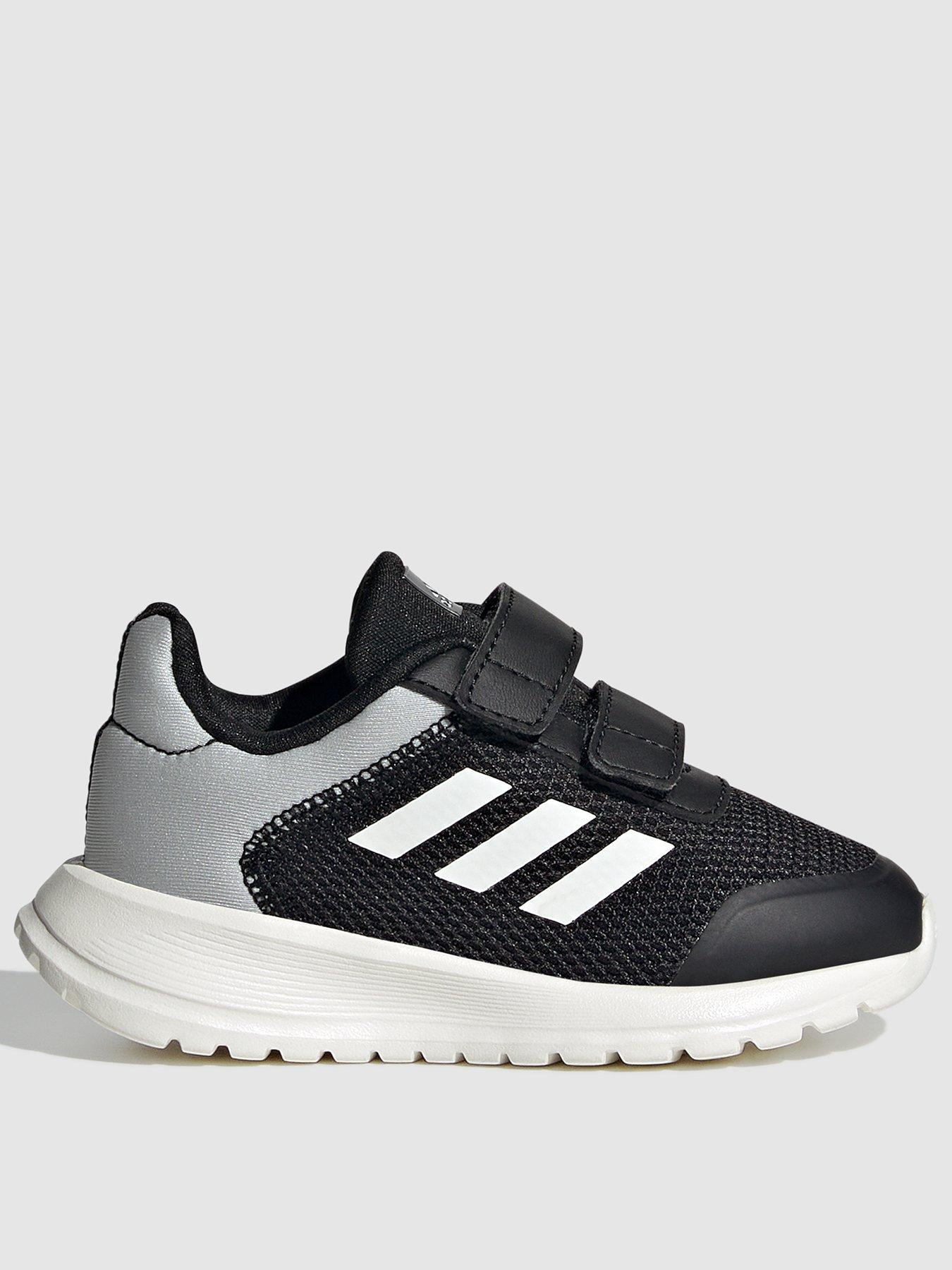 adidas Infant Unisex Tensaur Run 2.0 Trainers - Black/White, Black/White, Size 5 Younger