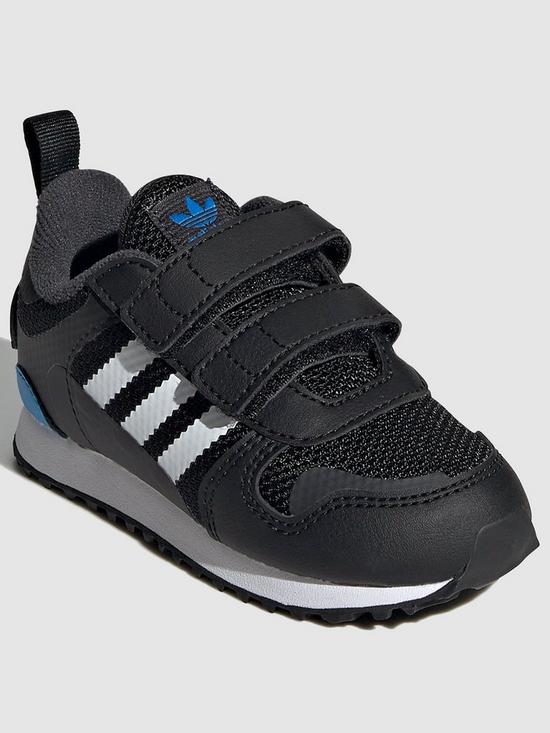 front image of adidas-originals-infant-zx-700-hd-blackwhite