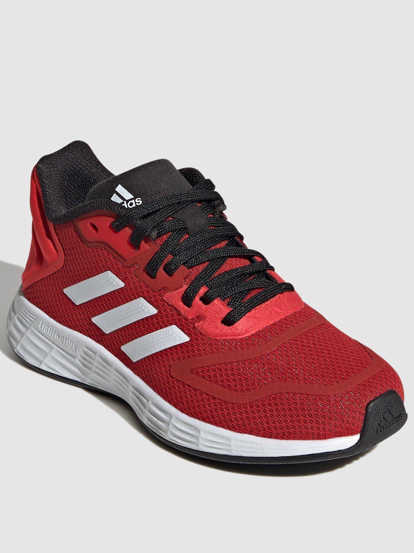 adidas trainers red and black