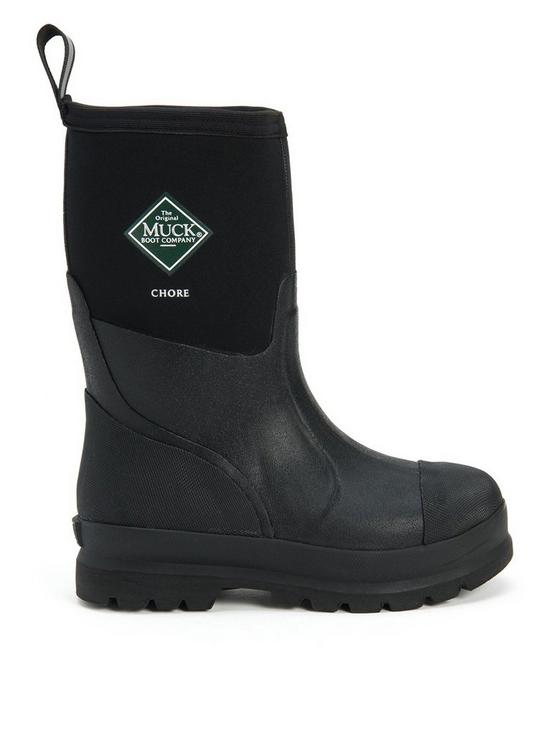 back image of muck-boots-muck-boot-muck-chore-classic-mid-wellie-black