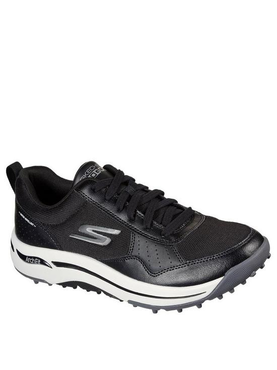 front image of skechers-golf-arch-fit-front-9-trainer