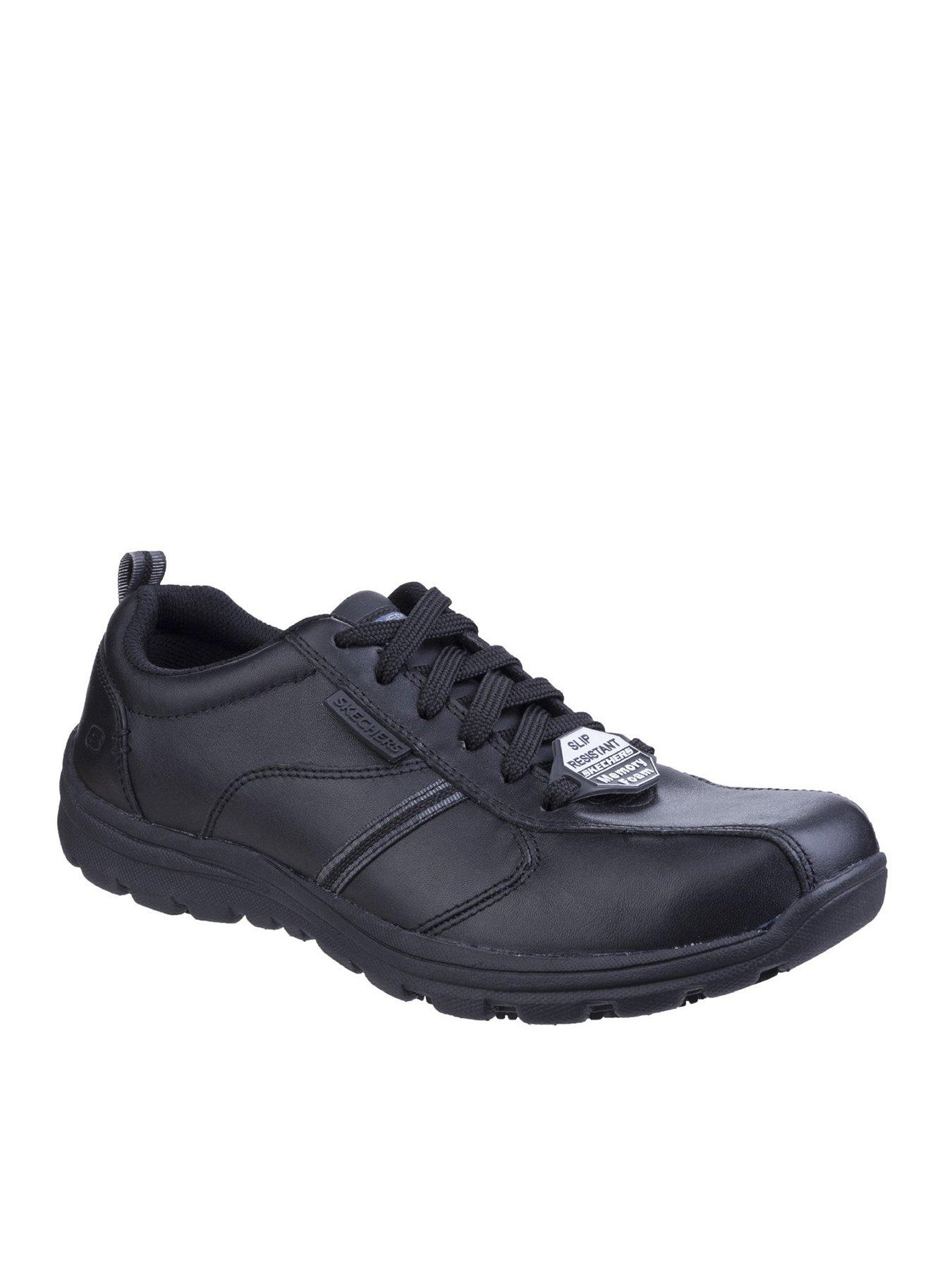 Men Skechers Workwear Hobbes-Frat Slip Resistant Shoe