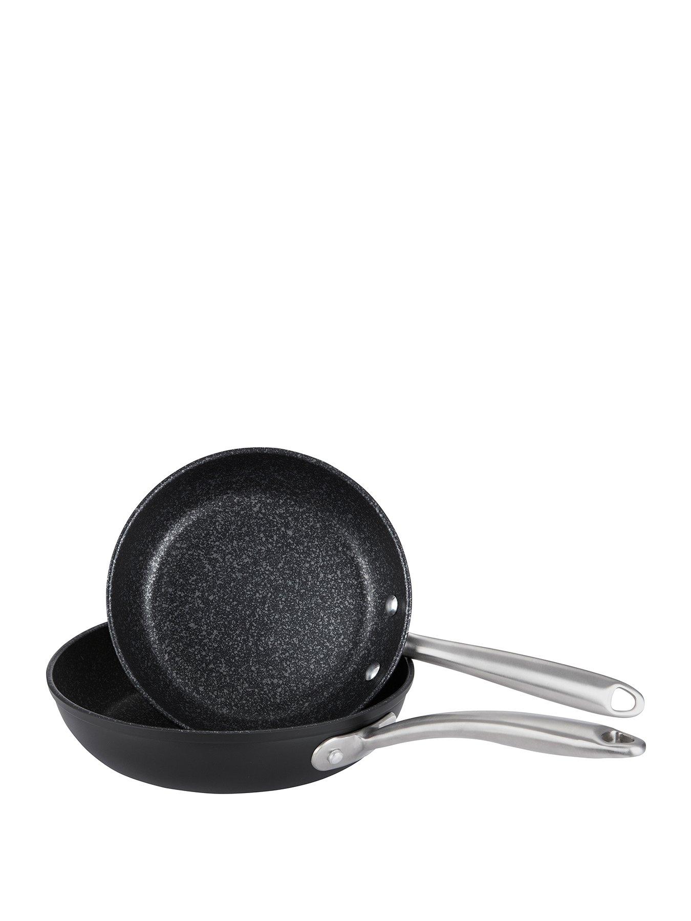 undefined Scratch Guard Aluminium Non-stick Induction Twin Pack Frying Pan Set (21/25 cm)