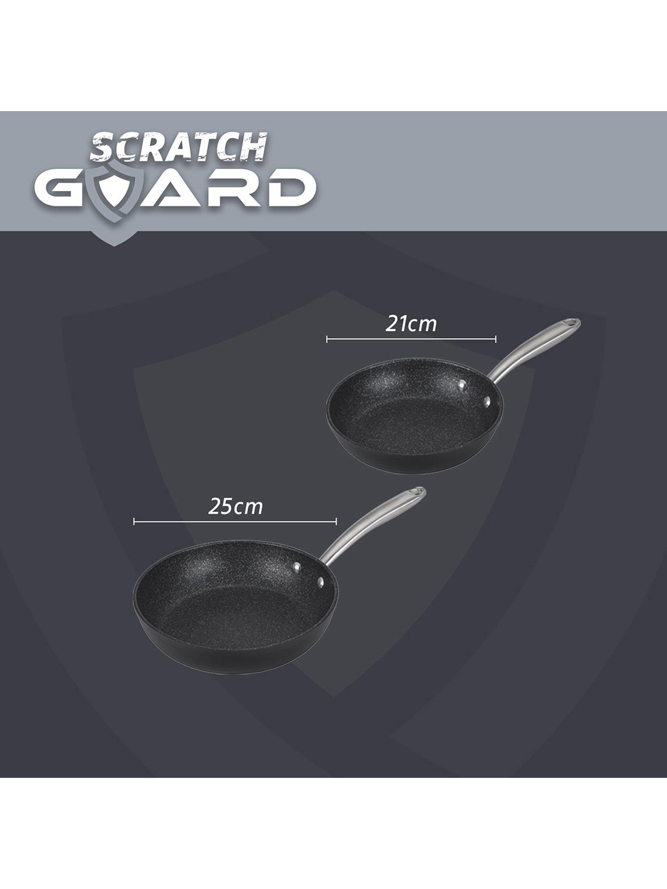 Image 6 of 6 of Prestige Scratch Guard Aluminium Non-stick Induction Twin Pack Frying Pan Set (21/25&nbsp;cm)
