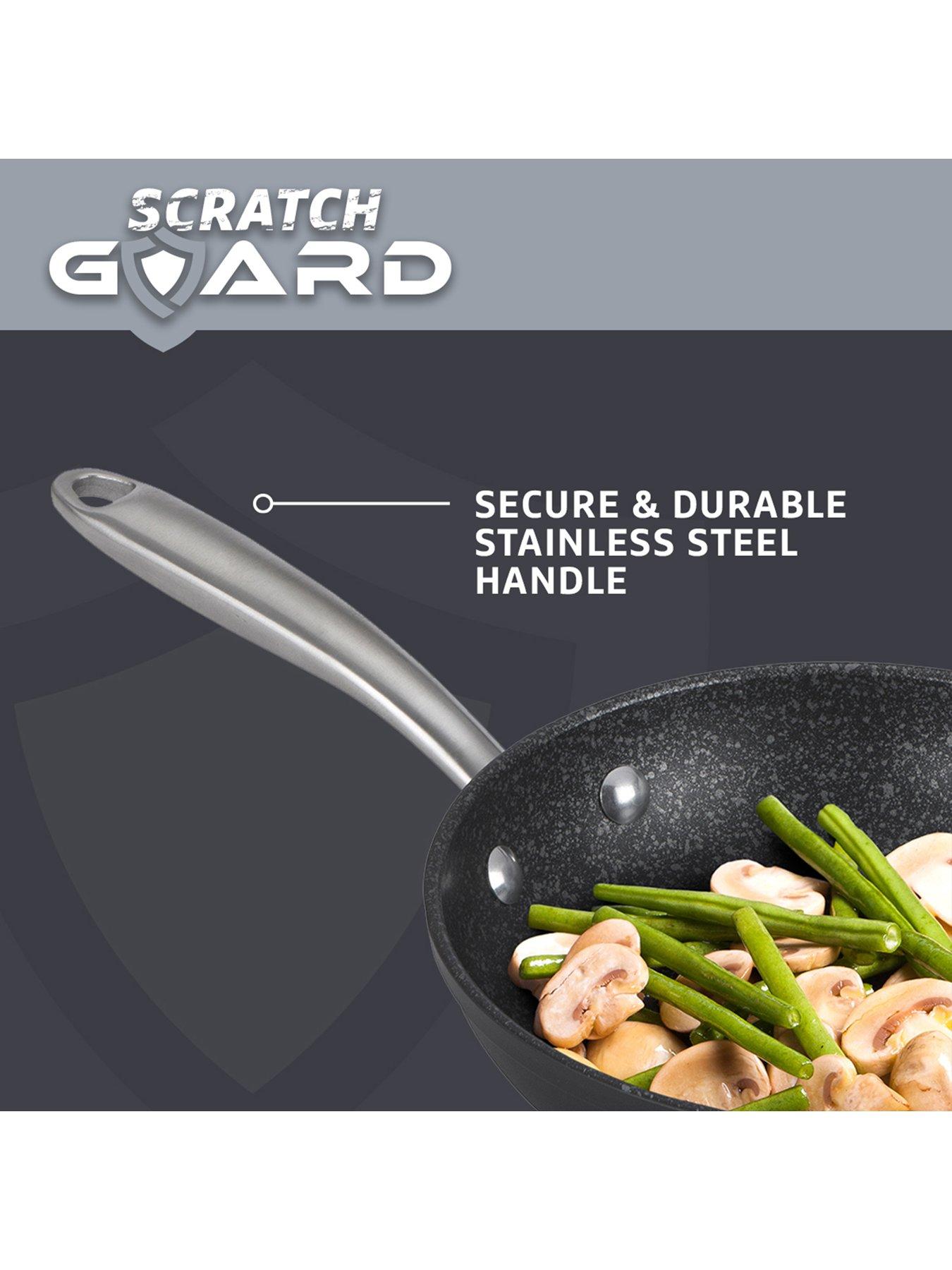 Image 5 of 6 of Prestige Scratch Guard Aluminium Non-stick Induction Wok -&nbsp;29&nbsp;cm