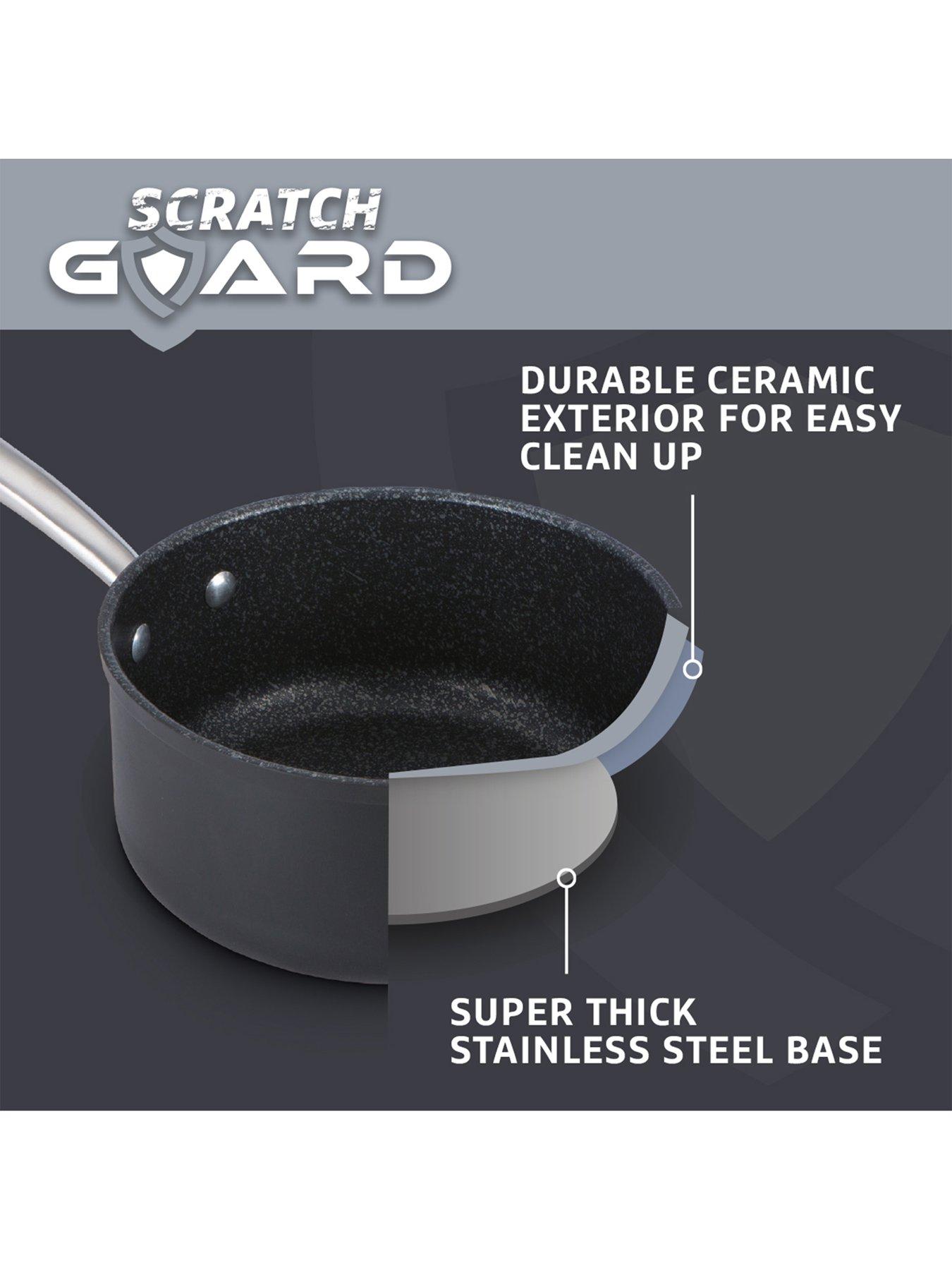 Image 3 of 6 of Prestige Scratch Guard Aluminium Non-stick Induction 28&nbsp;cm Casserole Pot with lid