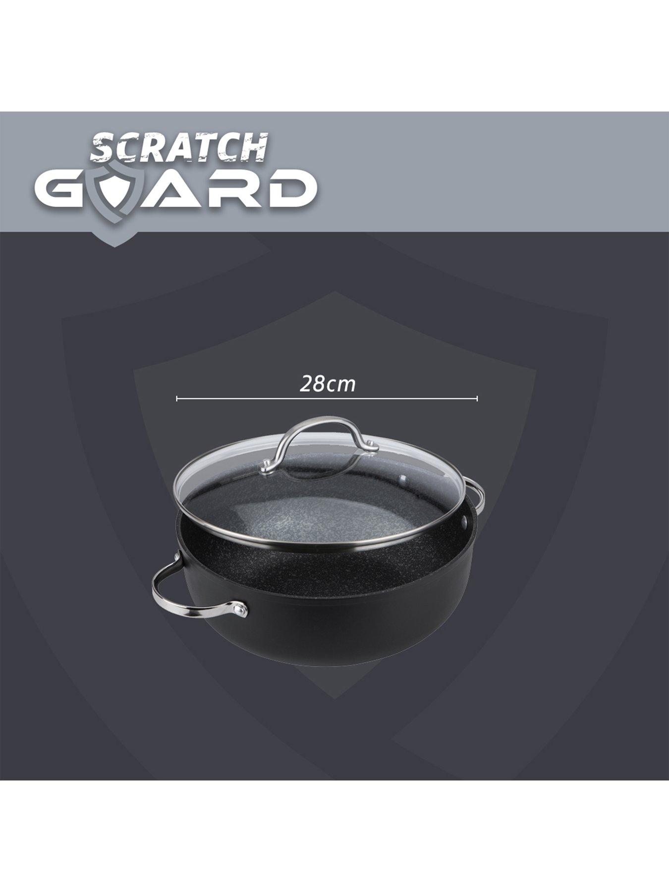 Image 6 of 6 of Prestige Scratch Guard Aluminium Non-stick Induction 28&nbsp;cm Casserole Pot with lid
