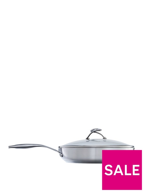front image of circulon-steelshield-30-cm-saute-pan-with-lid