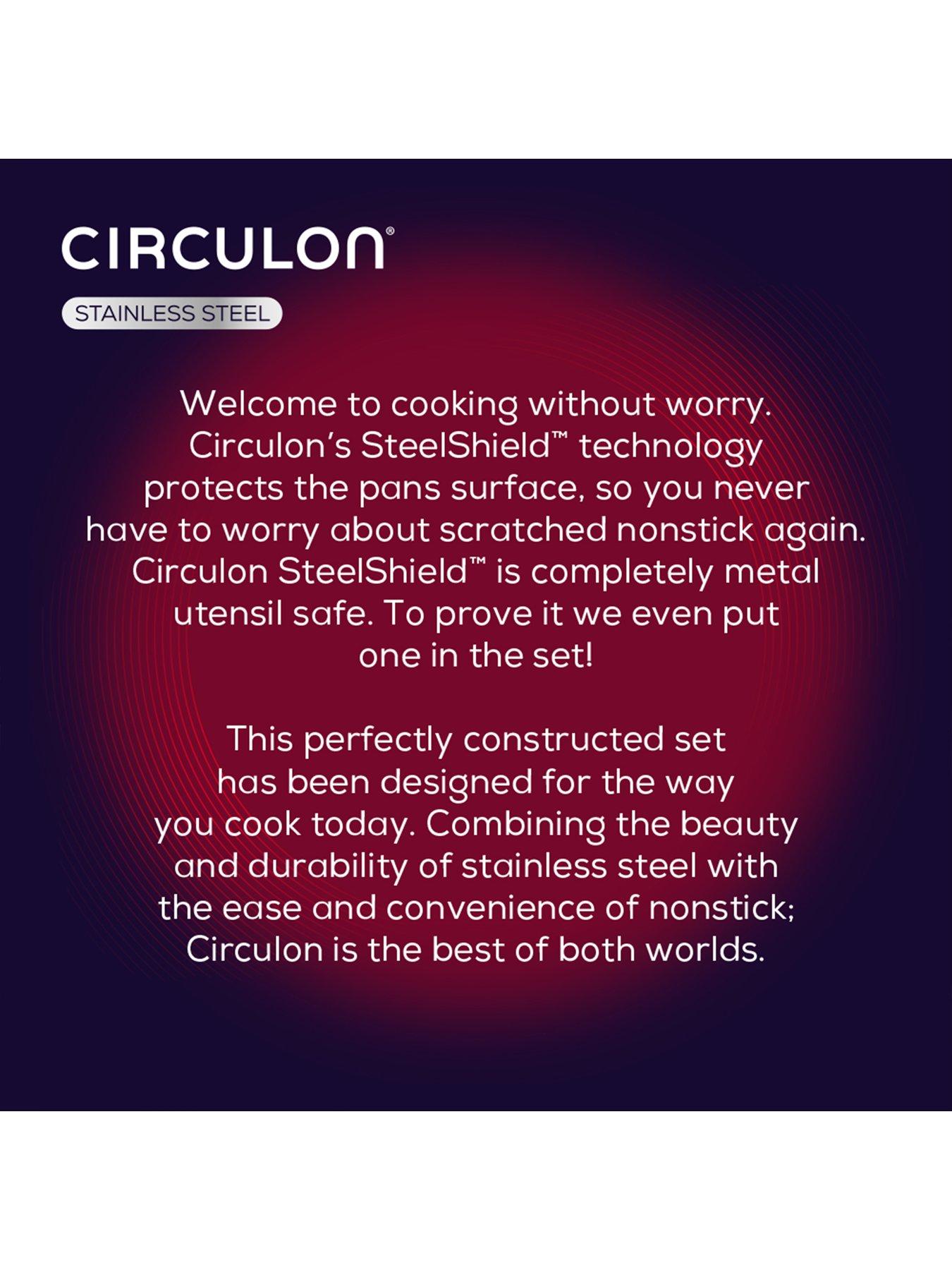 Image 2 of 7 of Circulon SteelShield 30 cm Saute Pan with Lid