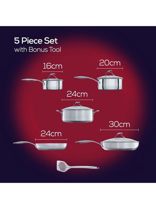 stillFront image of circulon-steel-shield-stainless-steel-induction-non-stick-5-piece-pan-set-with-bonus-tool
