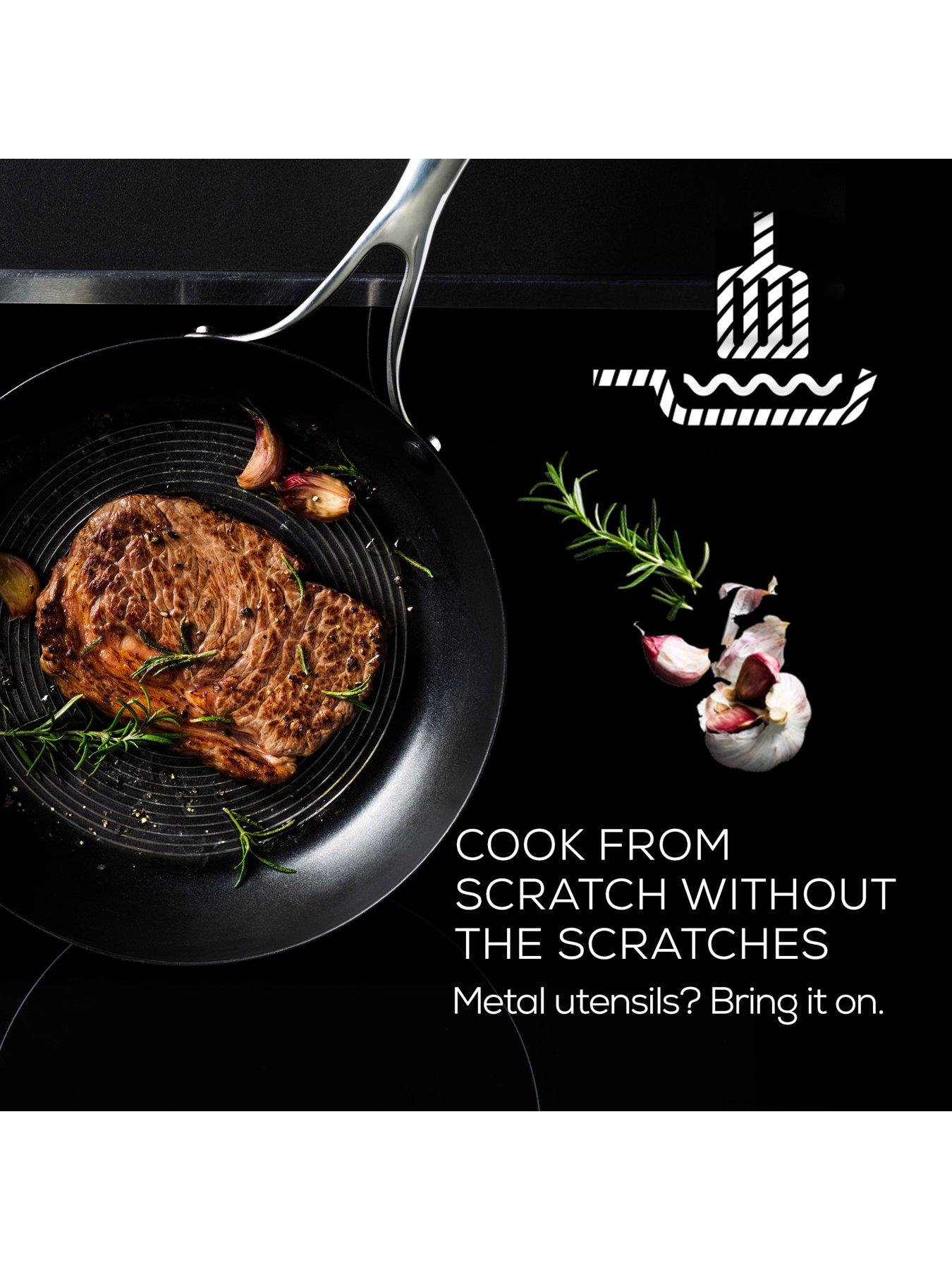 Image 4 of 7 of Circulon Steel Shield Stainless Steel Induction Non-stick 5 Piece Pan Set with Bonus Tool