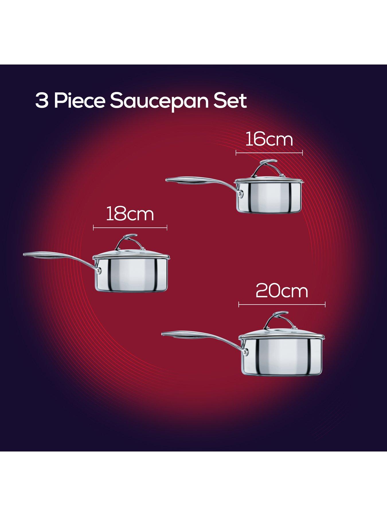 Circulon Steel Shield Stainless Steel Induction Nonstick 3piece