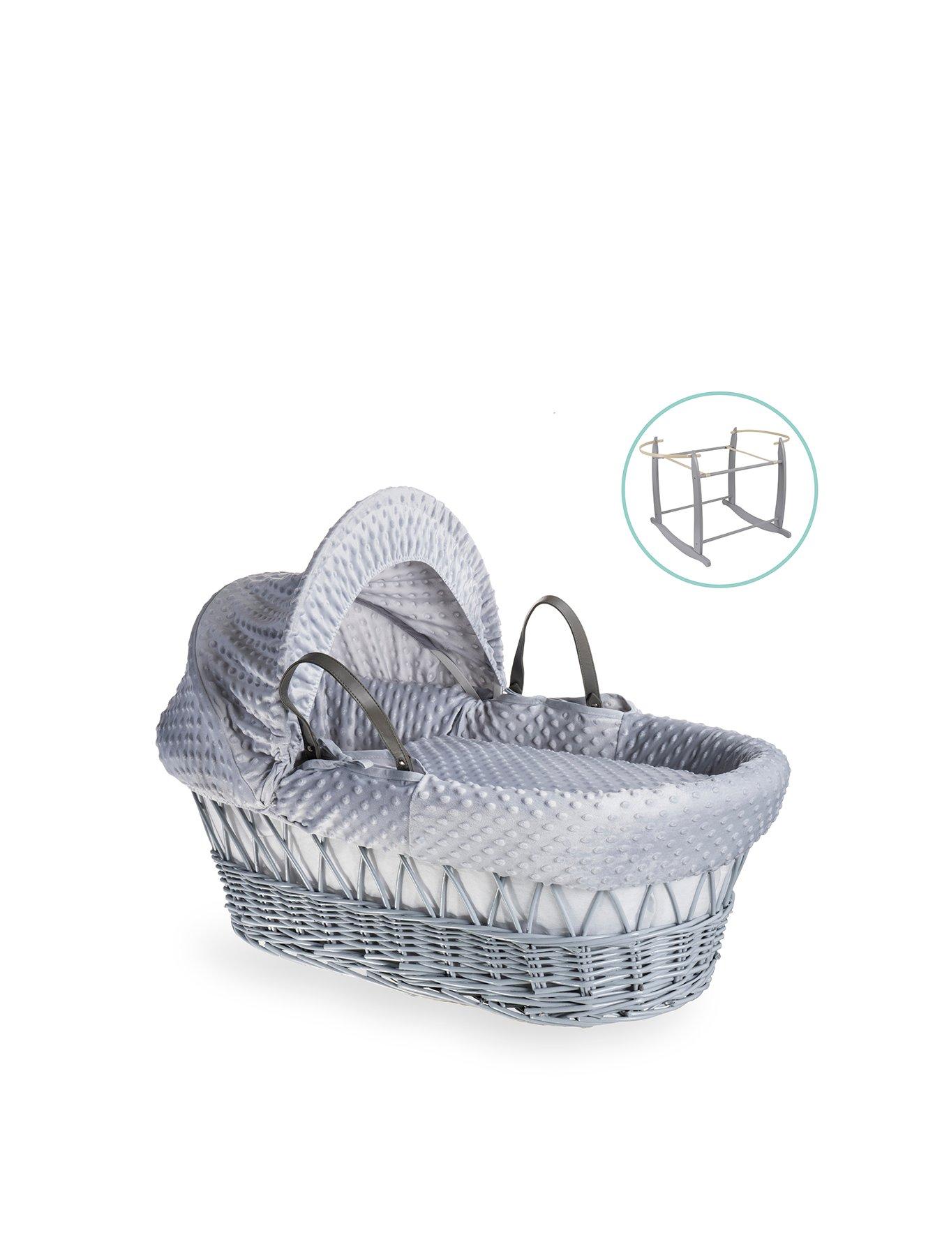 Beds & Accessories - XL Baby Moses Basket with Round Hood