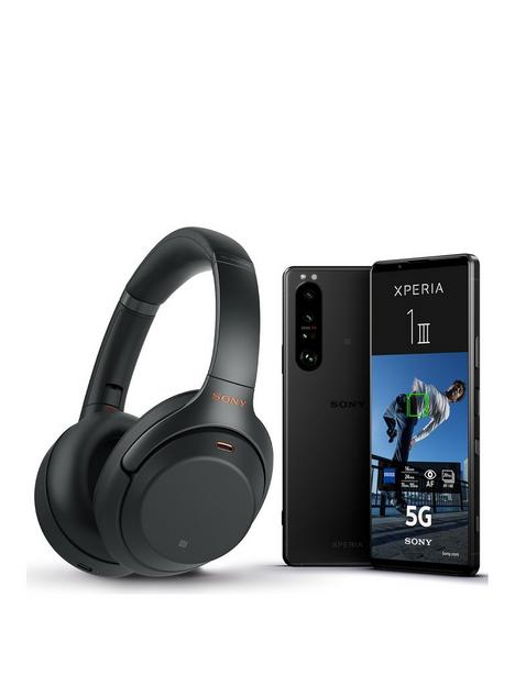 sony-xperia-1-iii-frosted-black-with-free-nbspwh-1000xm3-bt-noise-cancelling-headphones