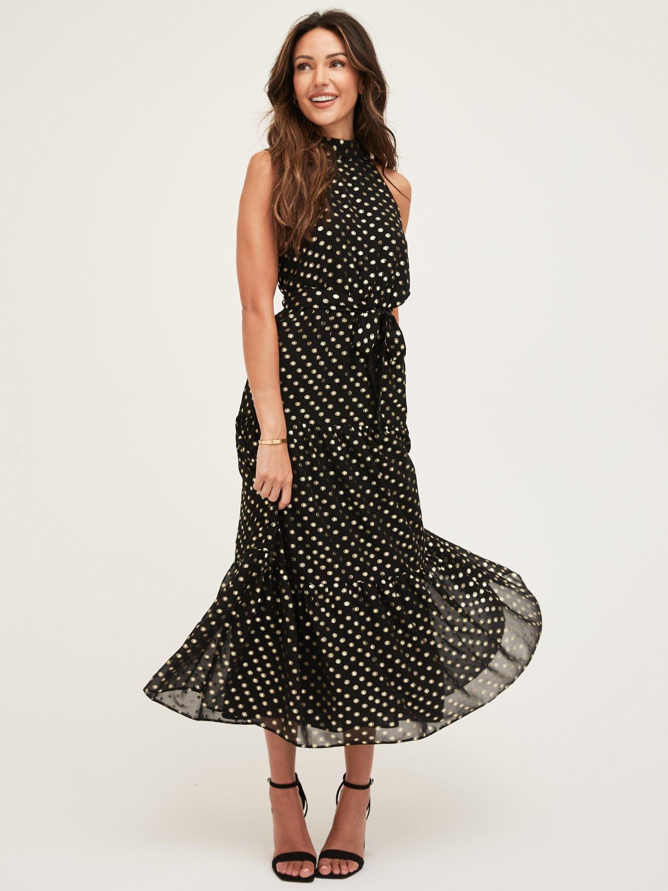 michelle keegan spotty dress