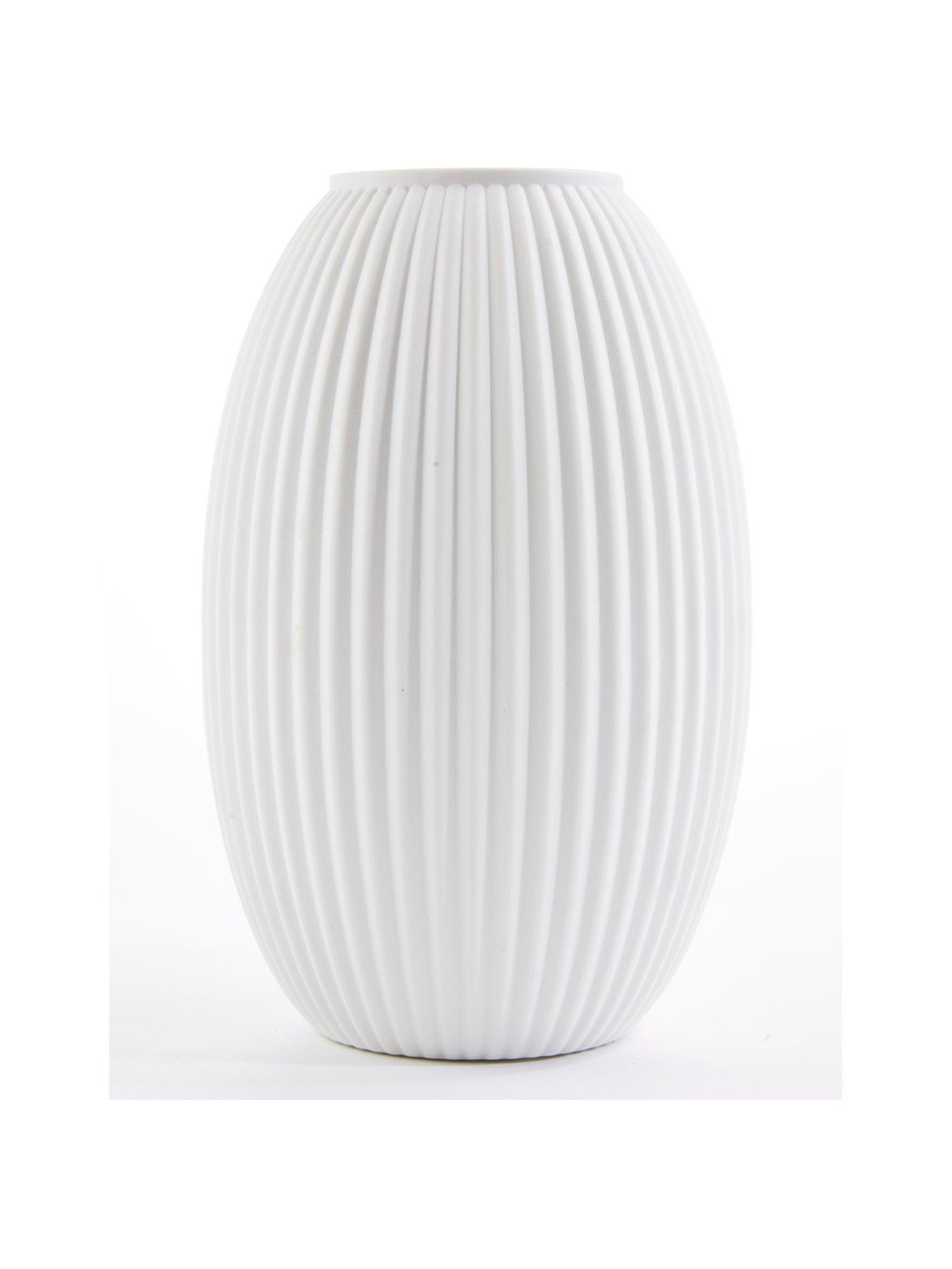 Very Home Fine Ribbed Vase very.co.uk