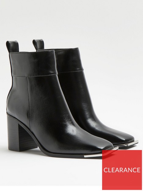 river-island-square-toe-block-heel-boot-black