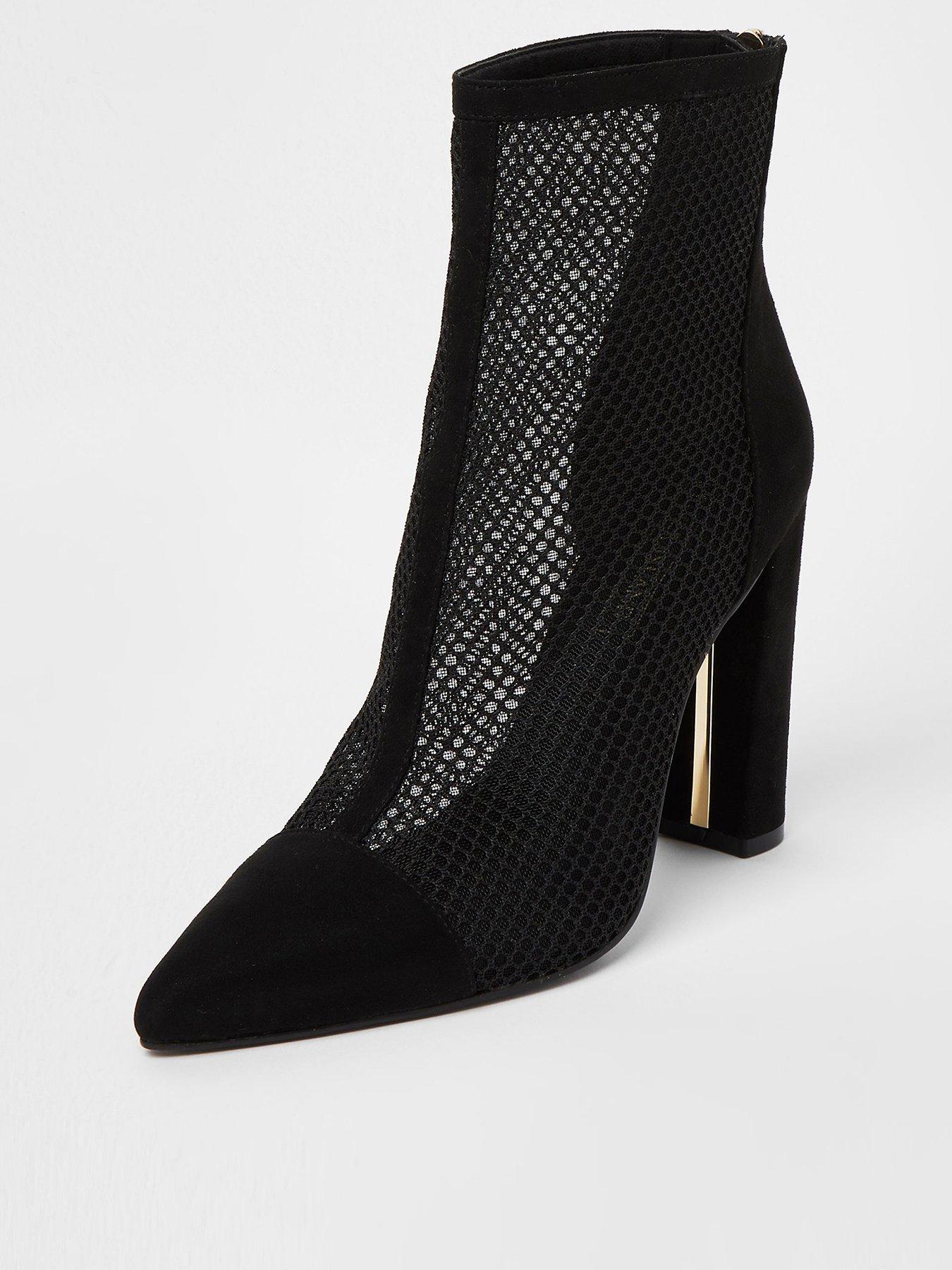 3 inch heel sock boots
