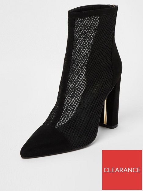 river-island-mesh-heeled-sock-boot-black