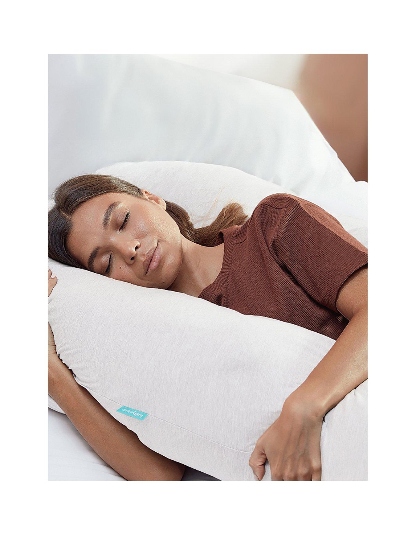 Kally Sleep U shaped Pregnancy Pillow White Very