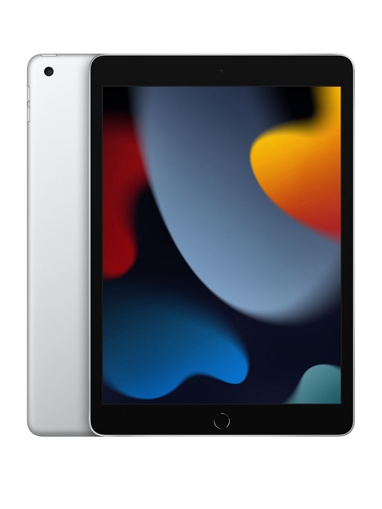 front image of apple-ipad-9th-gennbsp2021-256gb-wi-fi-102-inch-silver
