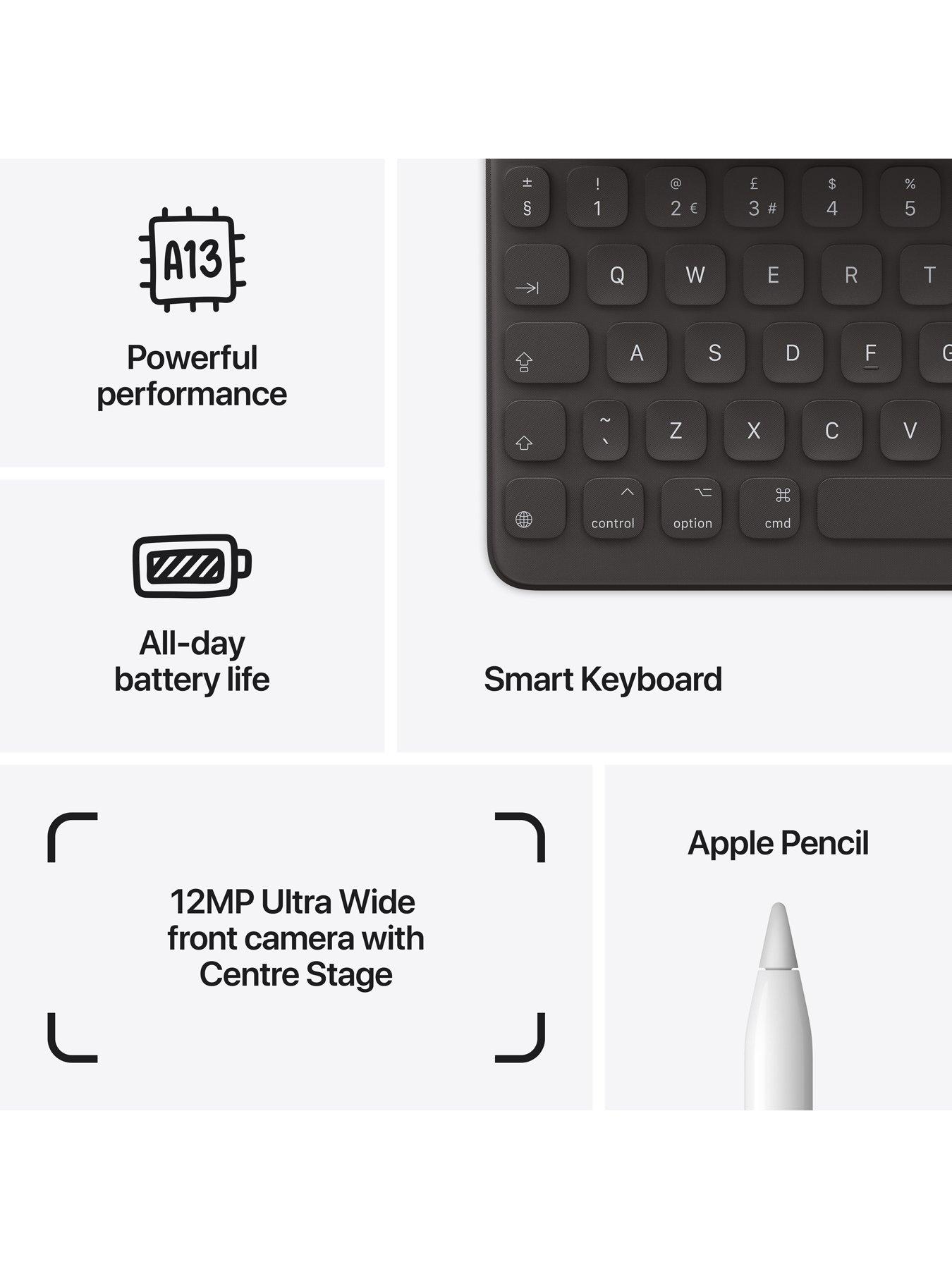 Image 6 of 7 of Apple iPad (9th Gen,&nbsp;2021) 256Gb, Wi-Fi, 10.2-inch - Silver