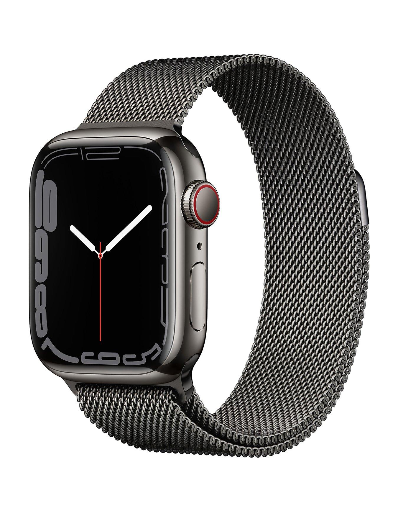 apple graphite milanese loop