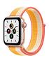  image of apple-watch-se-gps-cellular-40mm-gold-aluminium-case-with-maizewhite-sport-loop