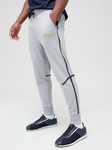 hugo-active-dorby-fluo-jersey-joggers-silver