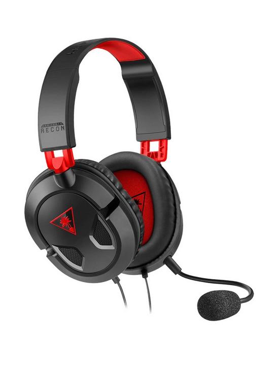 front image of turtle-beach-recon-50-gaming-headset-for-pc-nintendo-switch-xbox-ps5-ps4-ndash-black-amp-red