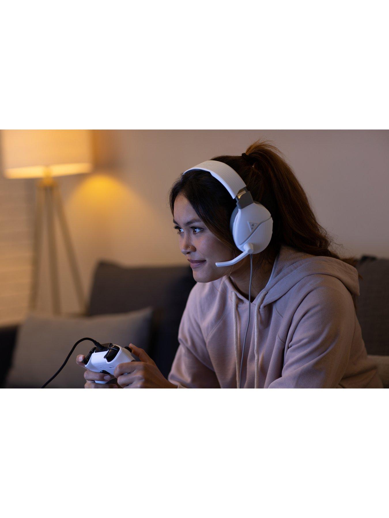 Turtle beach recon 200 white amplified gaming headset for xbox and playstation hotsell