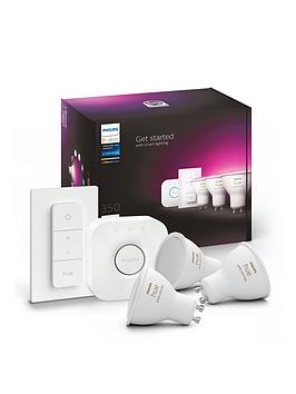 Product photograph of Philips Hue Huewca 4 3w Gu10 3set Sw Eur from very.co.uk