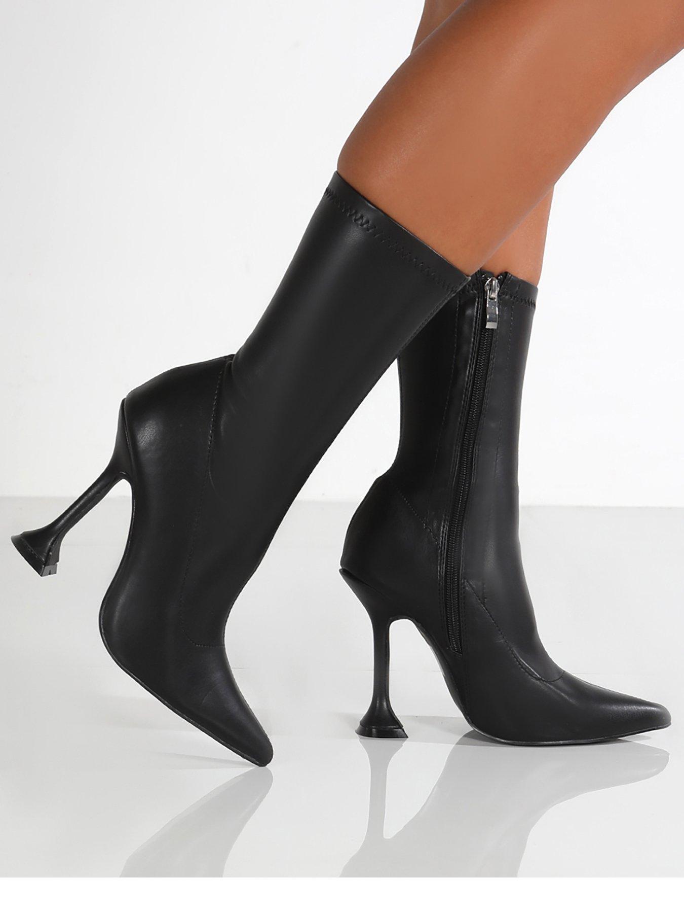  Frankie Heeled Boots - Black