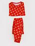  image of in-the-style-x-jac-jossa-mens-family-christmas-gingerbread-pj-set-red