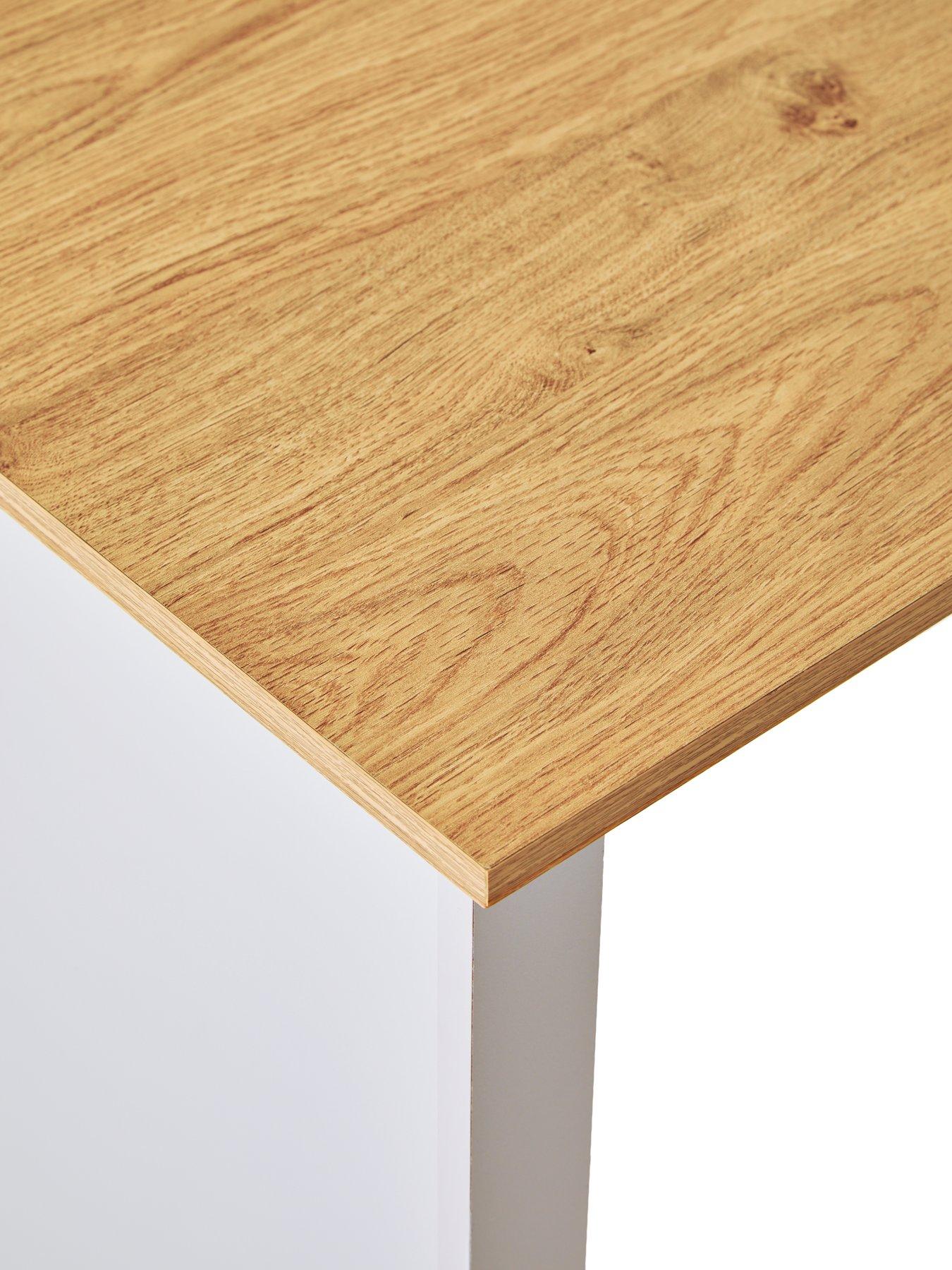 Image 5 of 5 of Very Home Atlanta Study Desk - Light Grey/Oak