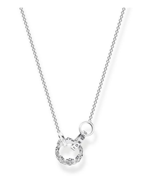 thomas-sabo-circle-sterling-silver-necklace