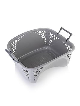 Product photograph of Minky Stackable Laundry Basket from very.co.uk