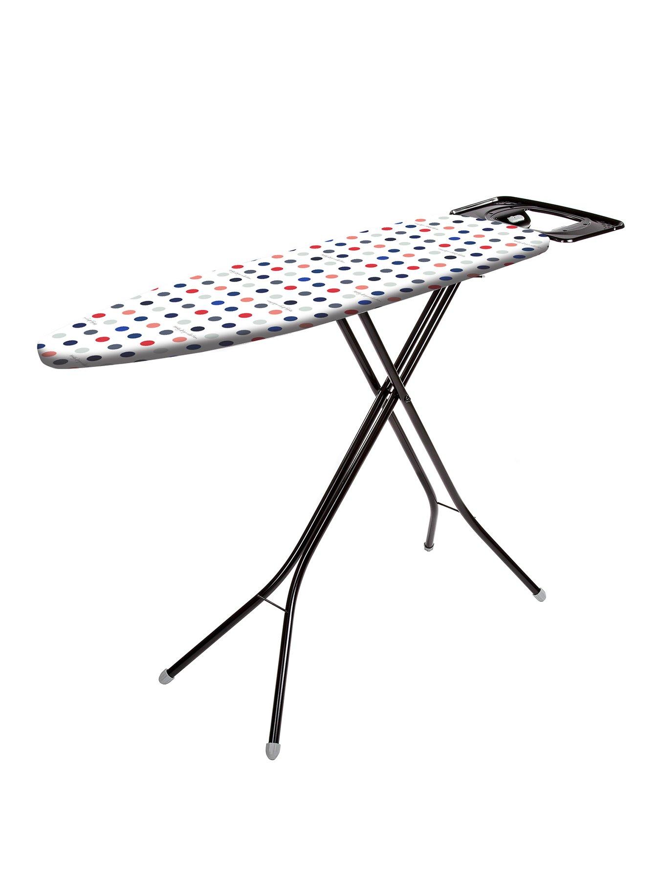 Product photograph of Minky Arial Ironing Board- Red Dots from very.co.uk