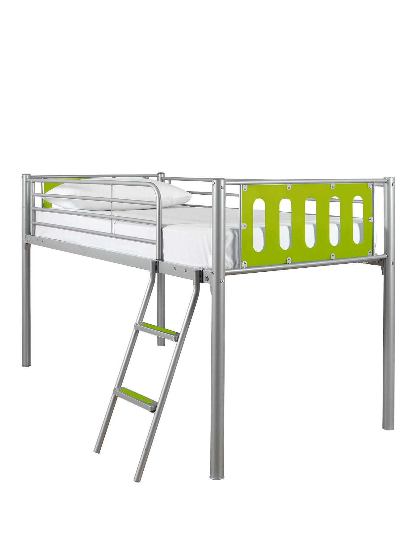 Product photograph of Very Home Cyber Mid-sleeper Bed Frame With Mattress Options Buy And Save - Bed Frame With Premium Mattress from very.co.uk