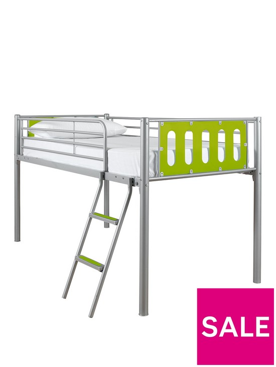 front image of very-home-cyber-mid-sleeper-bed-frame-with-mattress-options-buy-and-save