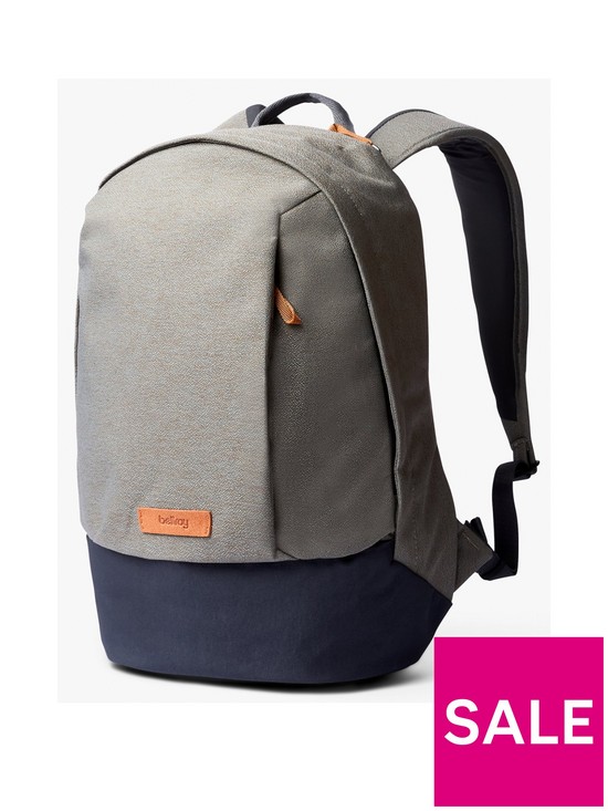 front image of bellroy-classic-backpack-compact-limestone
