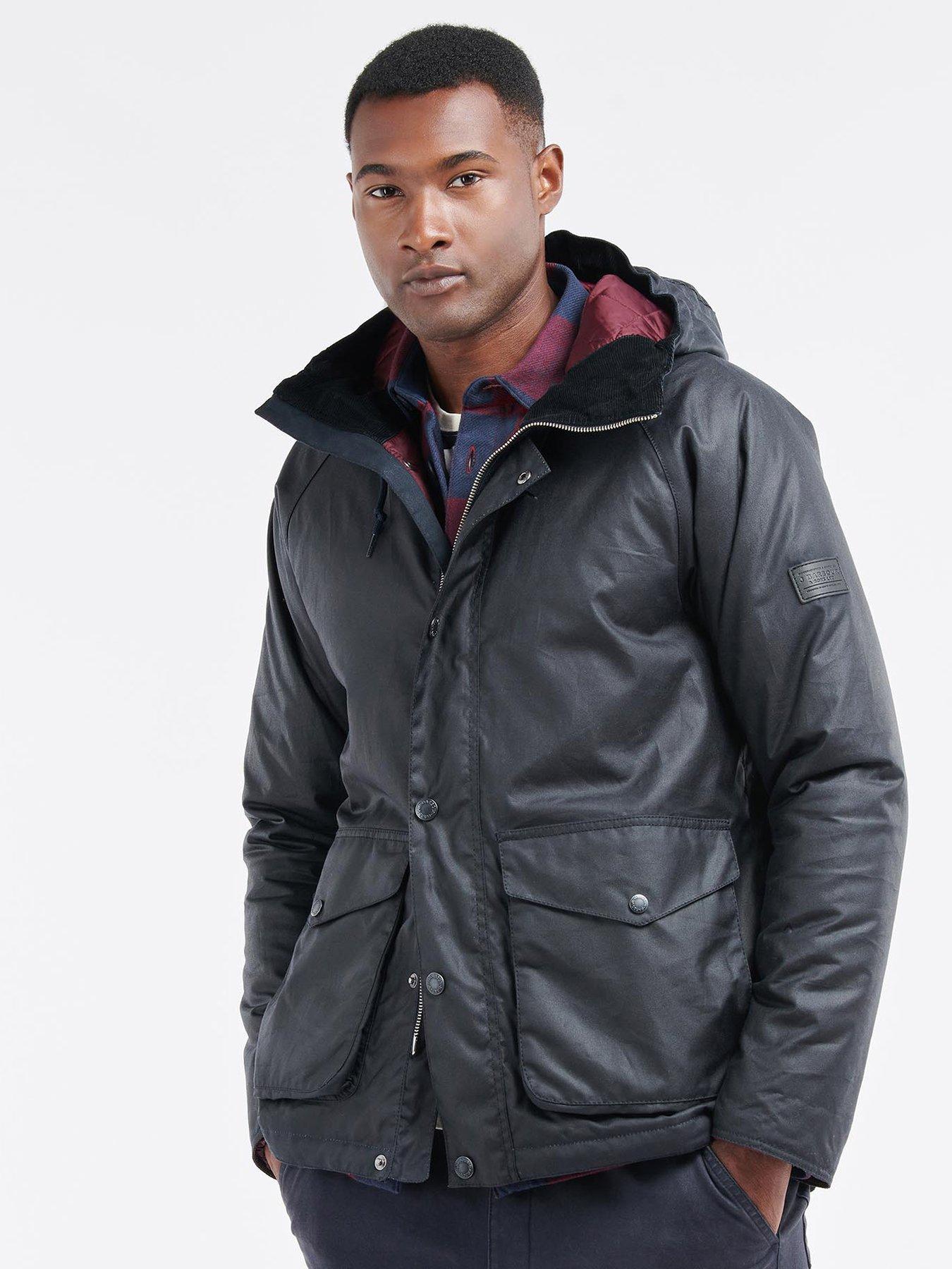 long wax jacket mens