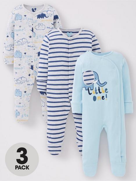 mini-v-by-very-baby-boynbspelephant-sleepsuit-3-pack-multinbsp