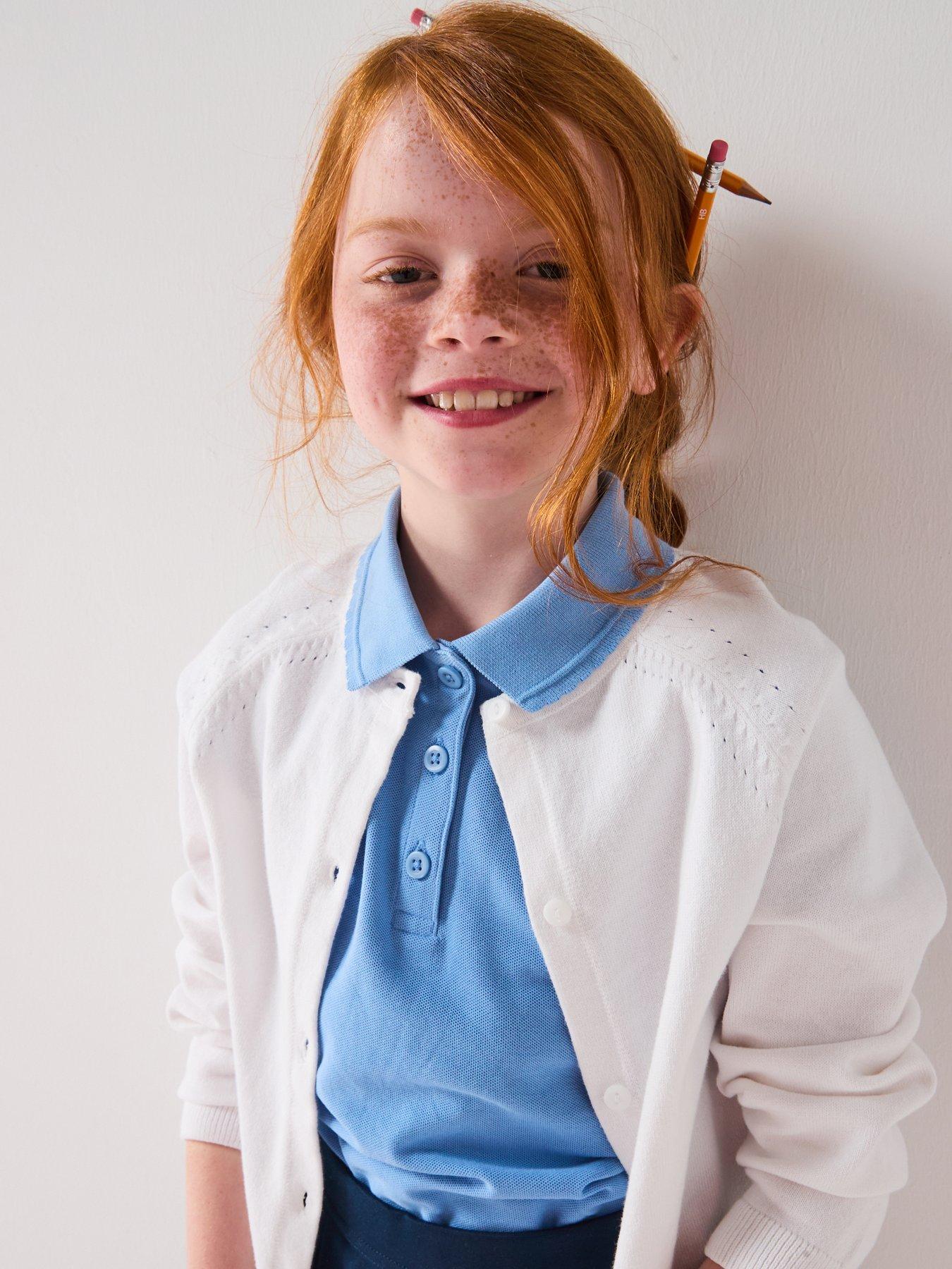 Image 6 of 6 of Everyday Girls 2 Pack Summer Cardi - White