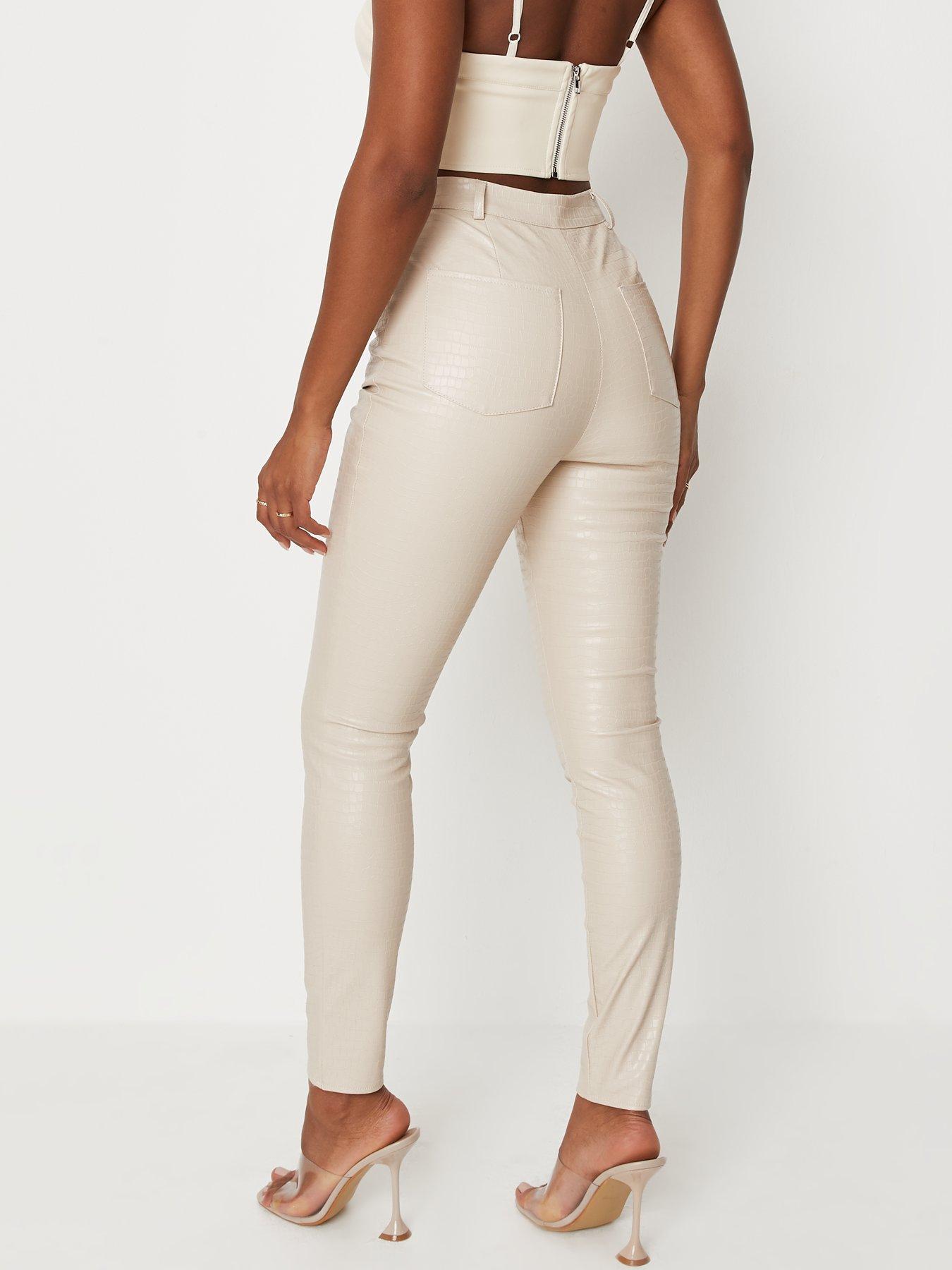 missguided croc pants