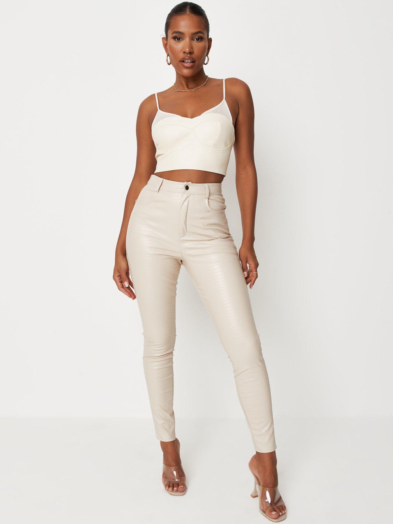 missguided croc pants