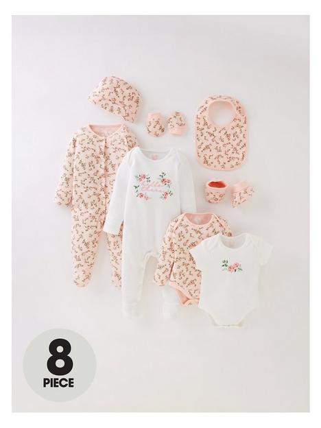 mini-v-by-very-baby-girls-floral-8-piece-starter-set-pinkwhite
