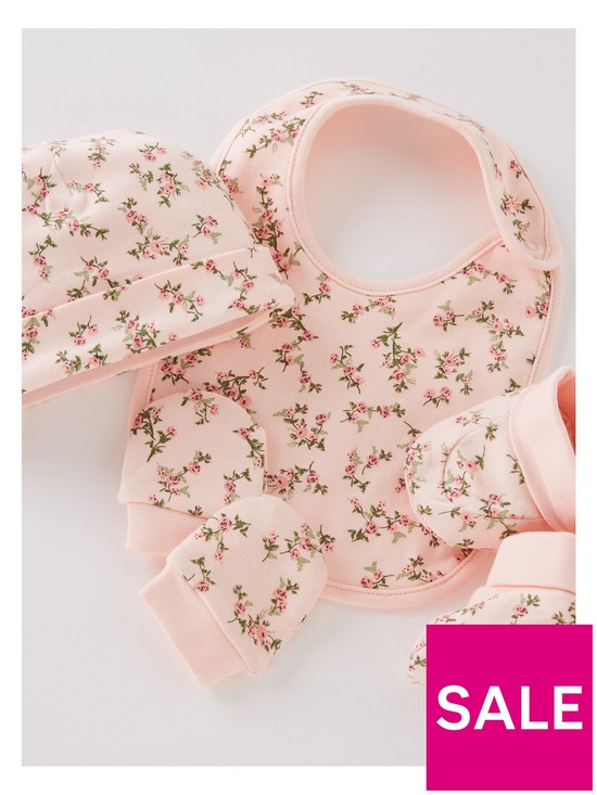 back image of mini-v-by-very-baby-girls-floral-8-piece-starter-set-pinkwhite
