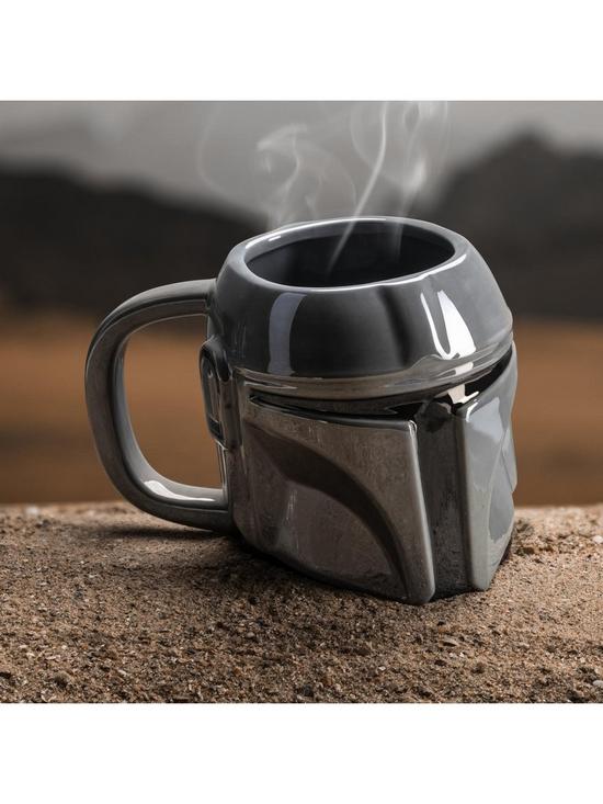 stillFront image of star-wars-mandalorian-shaped-mug